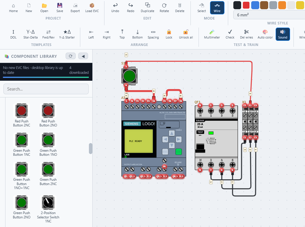 Control panel workspace